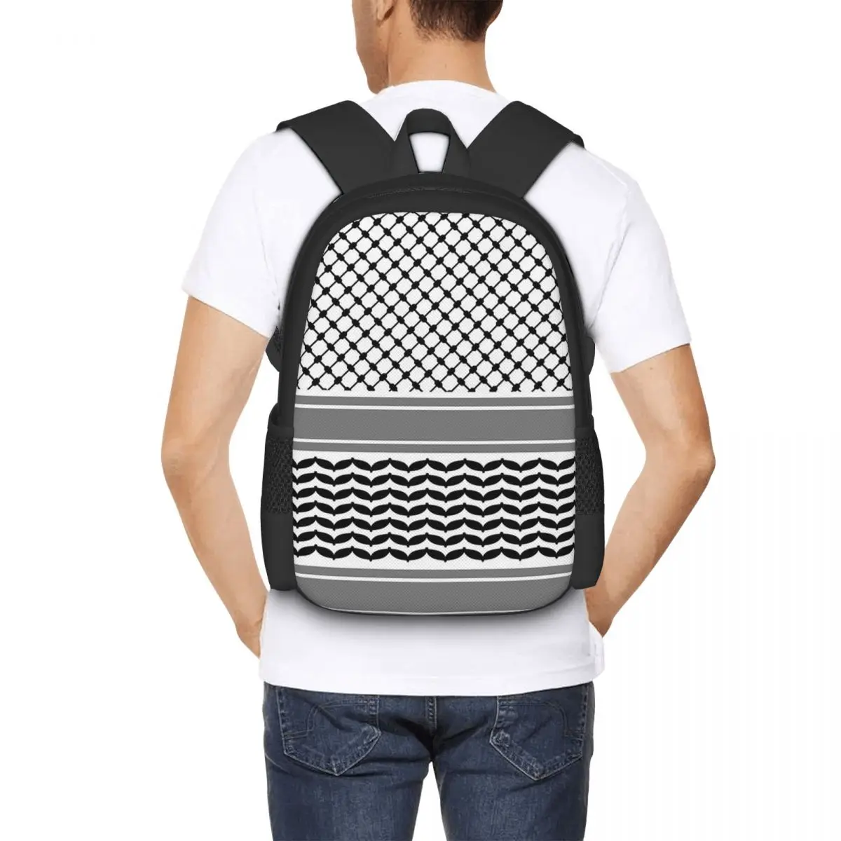

Палестинский студенческий рюкзак Keffiyeh, школьная сумка, походный рюкзак для путешествий, модная сумка для книг, сумки через плечо для мужчин и женщин