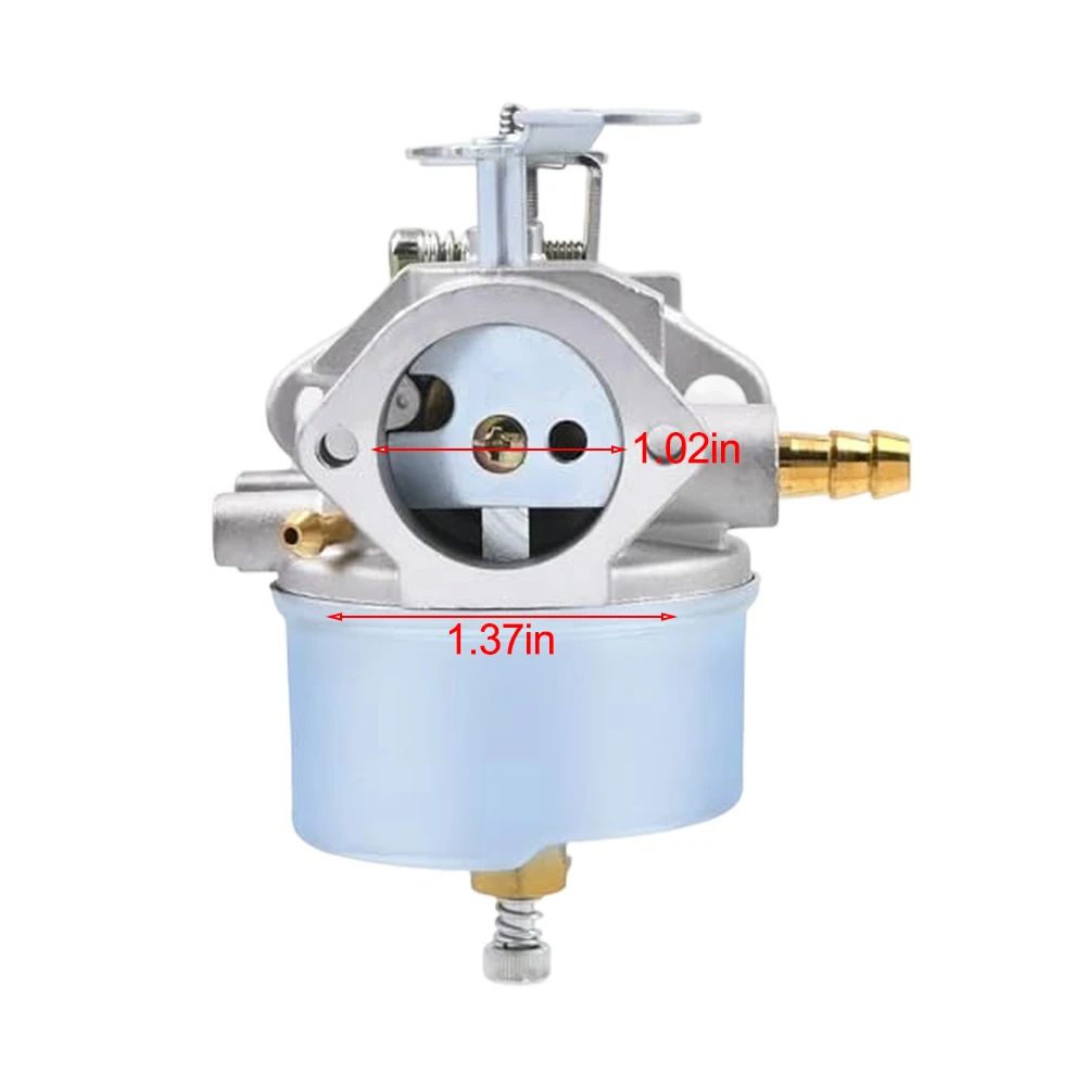 632334A Carburetor for Tecumseh Snowblower Power Units HM70 HM80 HMSK80 HMSK90 Featuring Metal Body and Stable Idle Control