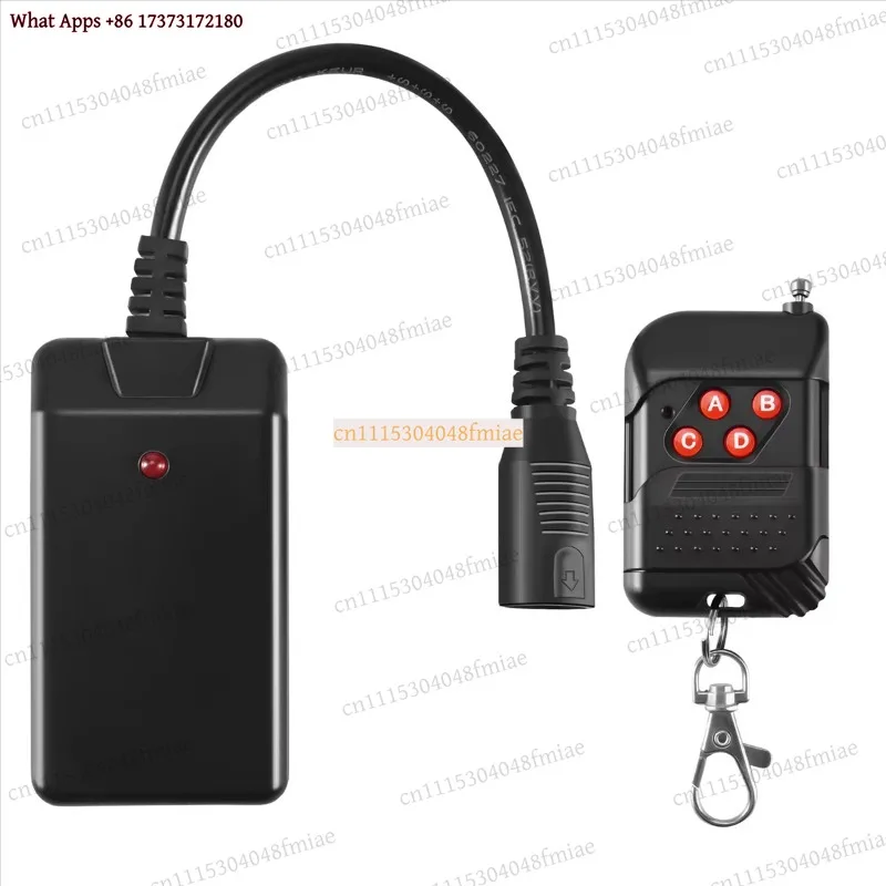 Wireless Remote Control Receiver for 400W 900W Smoke Fog Machine, Portable 3 Pin XLR Stage Lighting Controller DMX Receptor