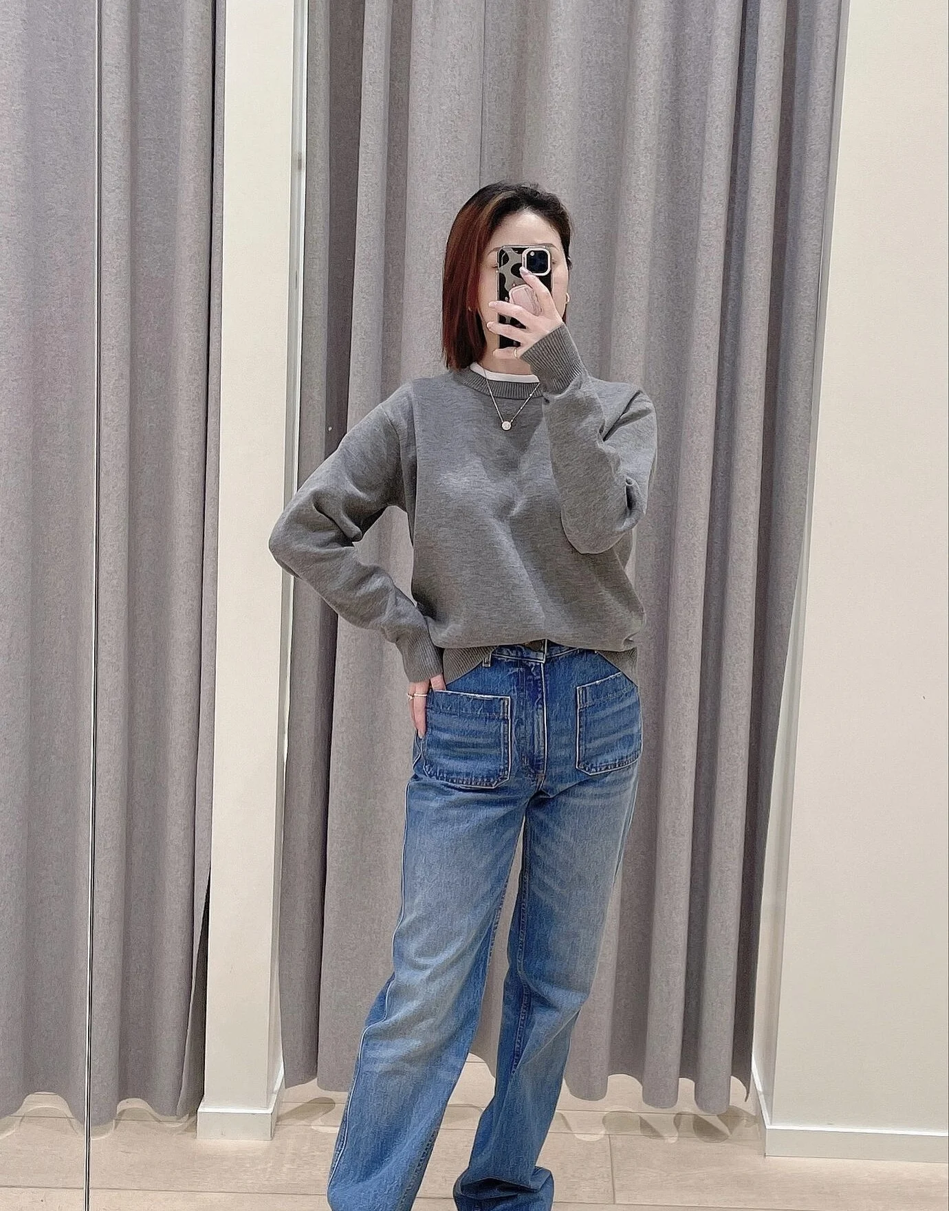 

High-End Version Autumn Winter Women's Casual Knitted Sweater Color Blo Neline Long Sve round Ne Lazy Sle Top