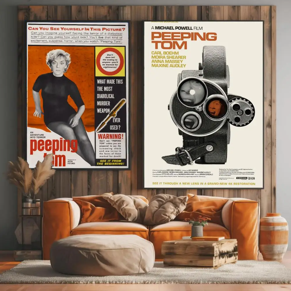 classic movie P-Peeping Tom-M Painting Calligraphy Elegant Botanical Decor for Living Room Modern Interior Design