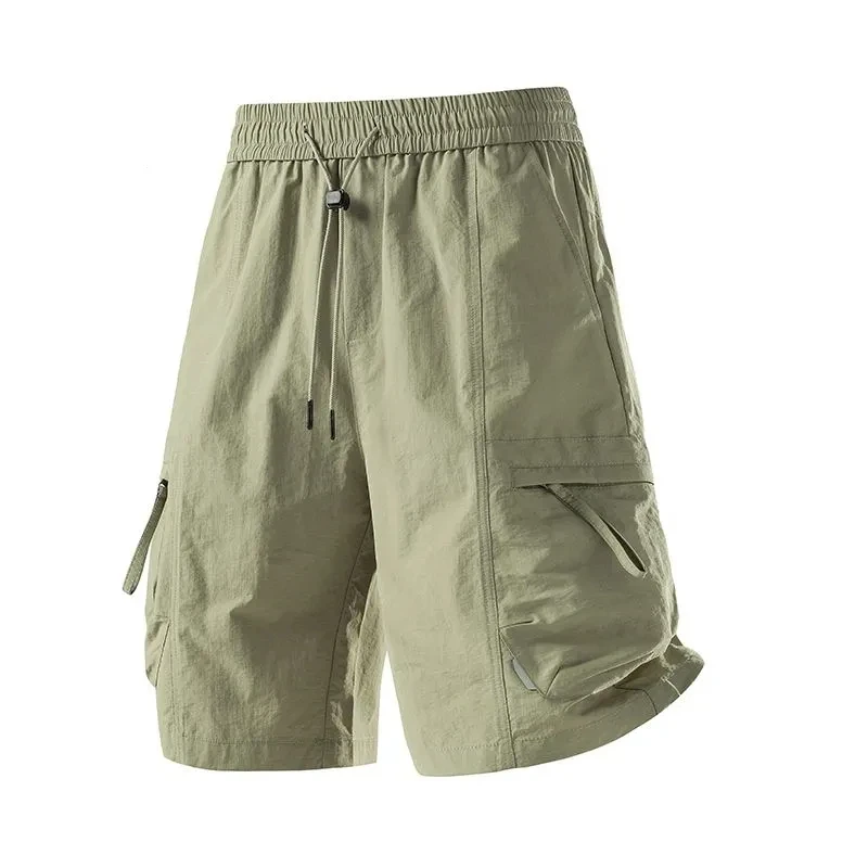 

Men's Cargo Shorts Multi-Pocket Elastic Waist Casual Outdoor Summer Pants