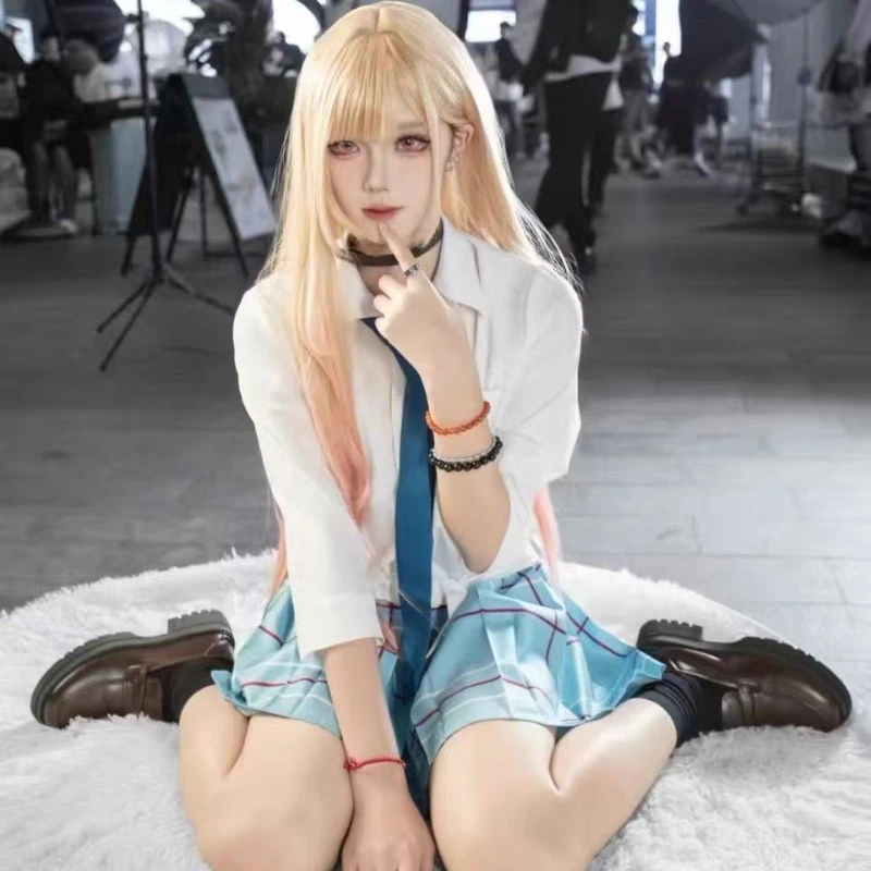 

Anime JK School Uniform Dress Maid Outfit Anime My Dress Up Darling Marin Kitagawa Cosplay Costume Halloween Costume