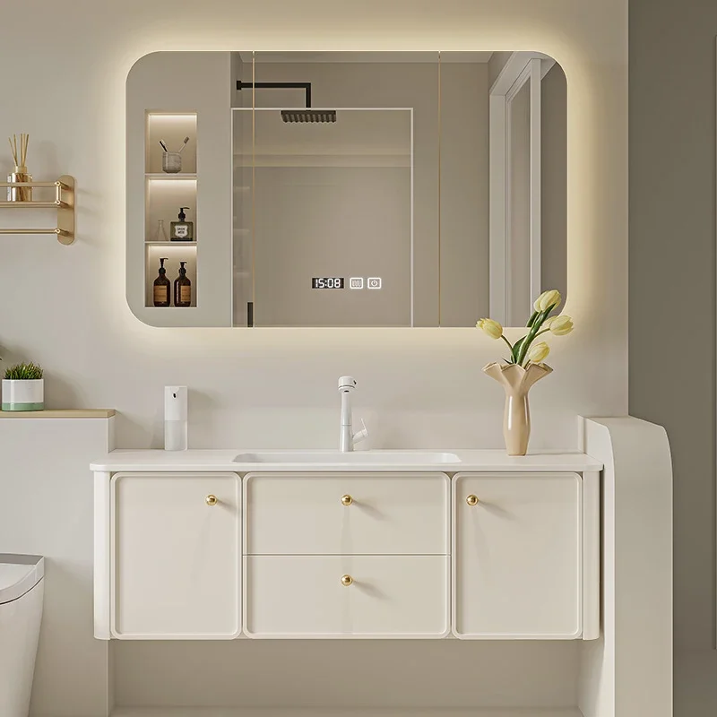 Vk Cherone Integrated Bathroom Cabinet Skin Furniture Combined Hand Washing Han…