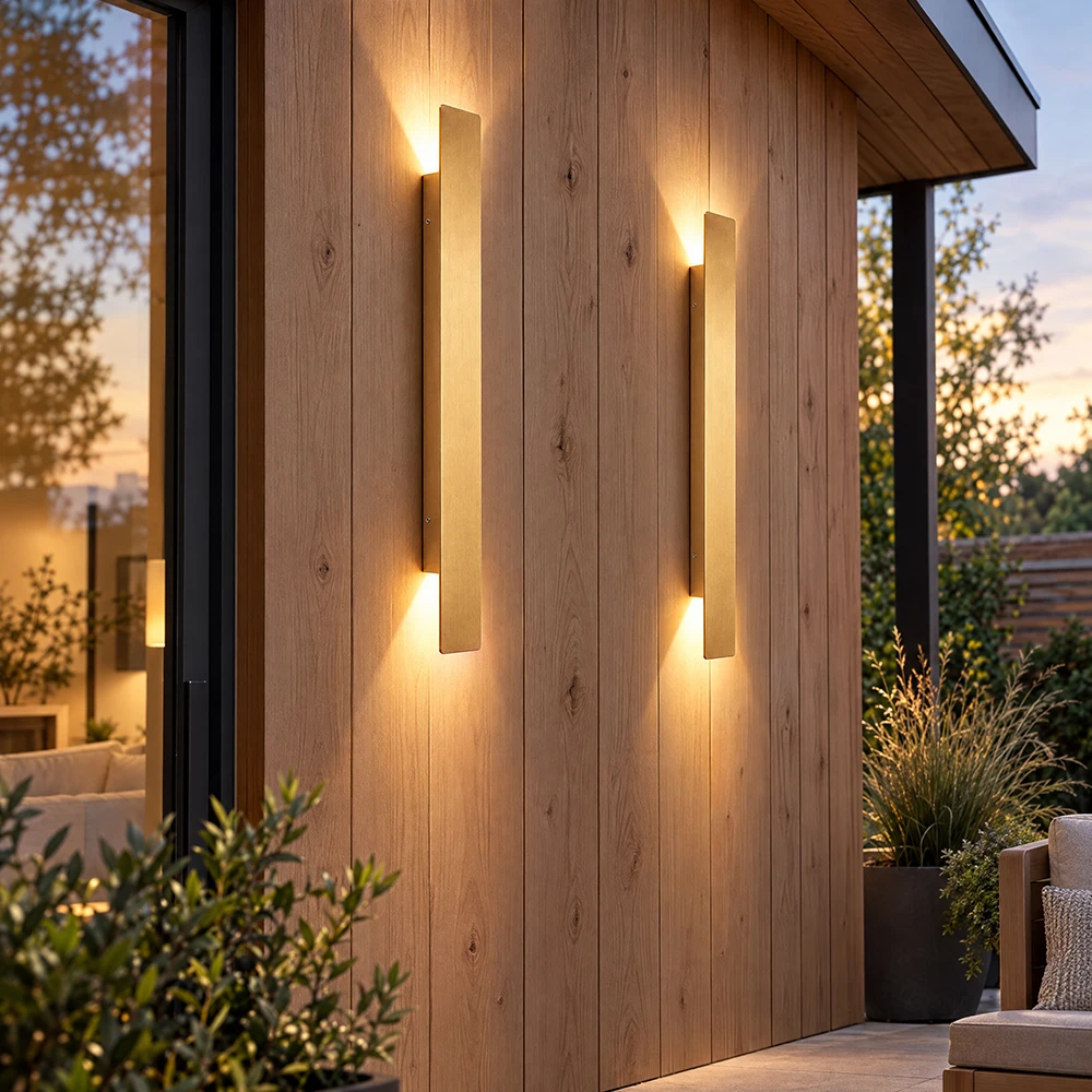 Lámpara de pared LED para exte - Outdoor Lighting Hardwired reseña y precio