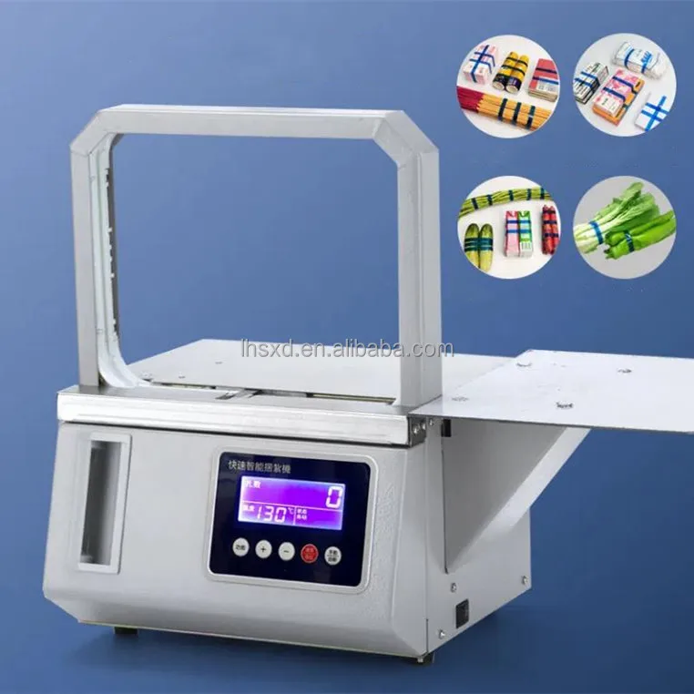 Table Strapping Machine / Vegetable Printing Candle Packaging /OPP Bundle Machine