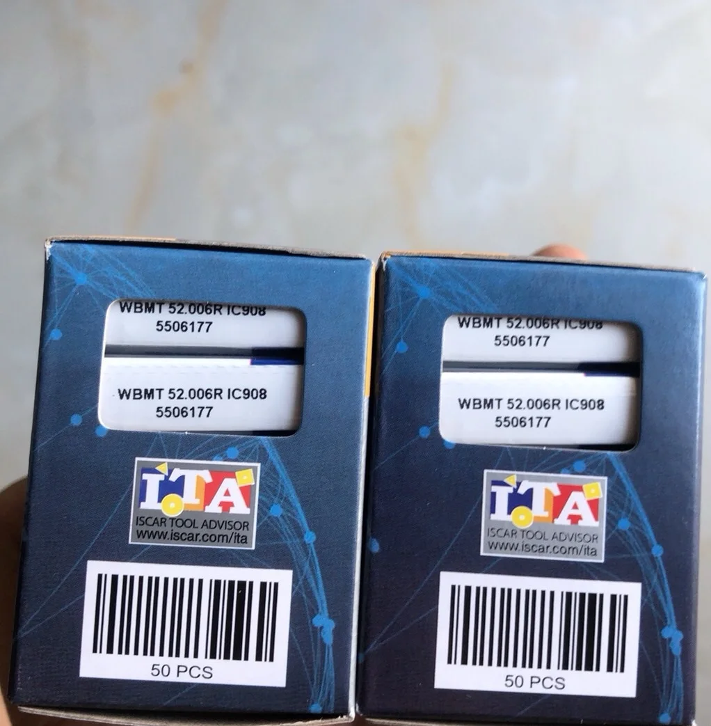

Hard alloy cutting blades WBMT060104R IC908