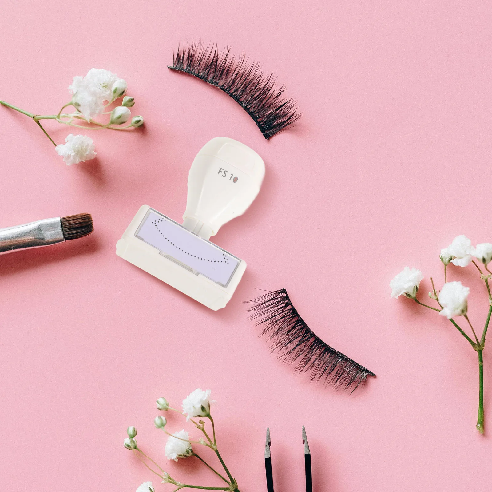 ختم الرموش للنساء، أداة تدريب الرموش الصغيرة الحجم، ملحق مكياج محمول لتمديد وتصميم الرموش