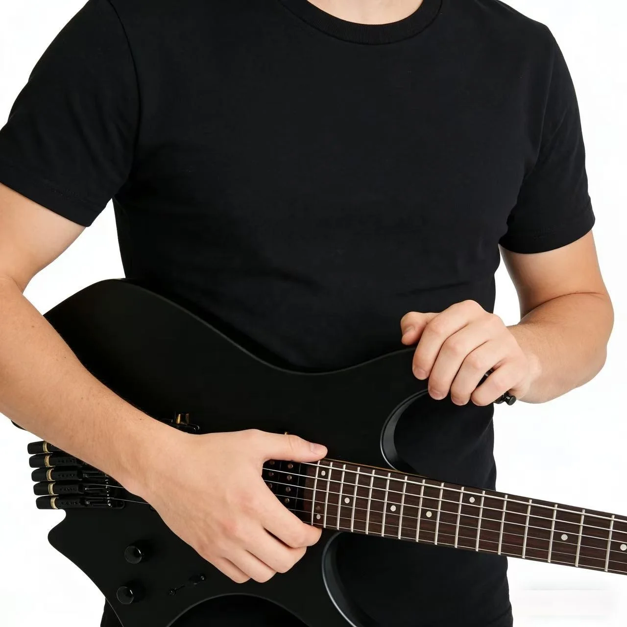 Rock/Metal Headless Electric Guitar - Ultra Light & Portable 6-String