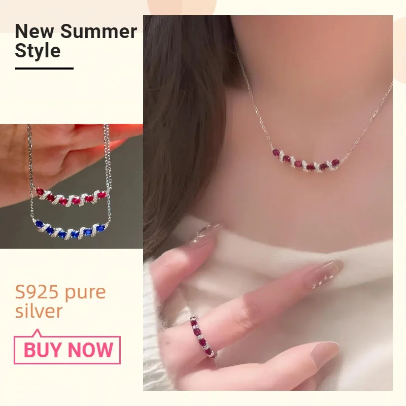 Pure silver S925 silver-wrapped irregular necklace - a luxurious, sweet and romantic gift for your wife.
