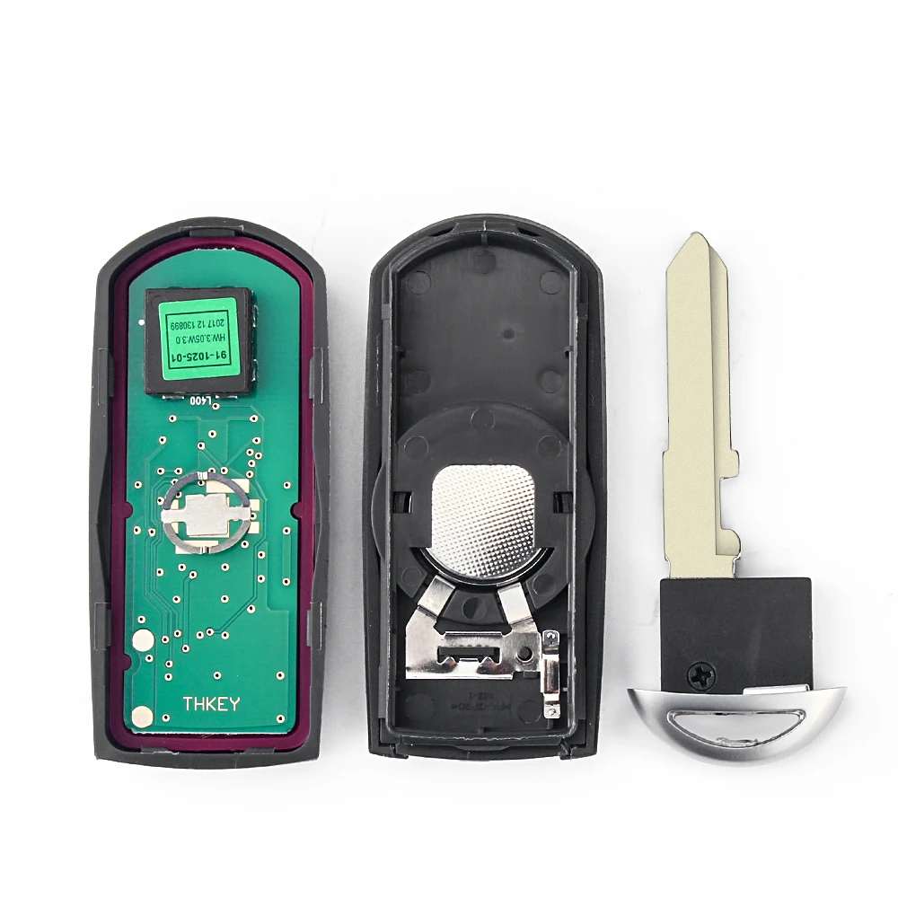 KEYYOU SKE13D-01 SKE13D-02 Smart Remote Key Fob 315MHz ID49 Chip For Mazda 3 6 MX-5 Miata 2013 2014 2015 2016 2017 2018 2019