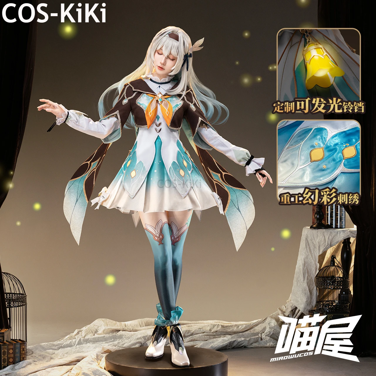 

COS-KiKi Honkai: Star Rail Firefly игровой костюм великолепное милое платье косплей костюм Хэллоуин карнавальный наряд для женщин