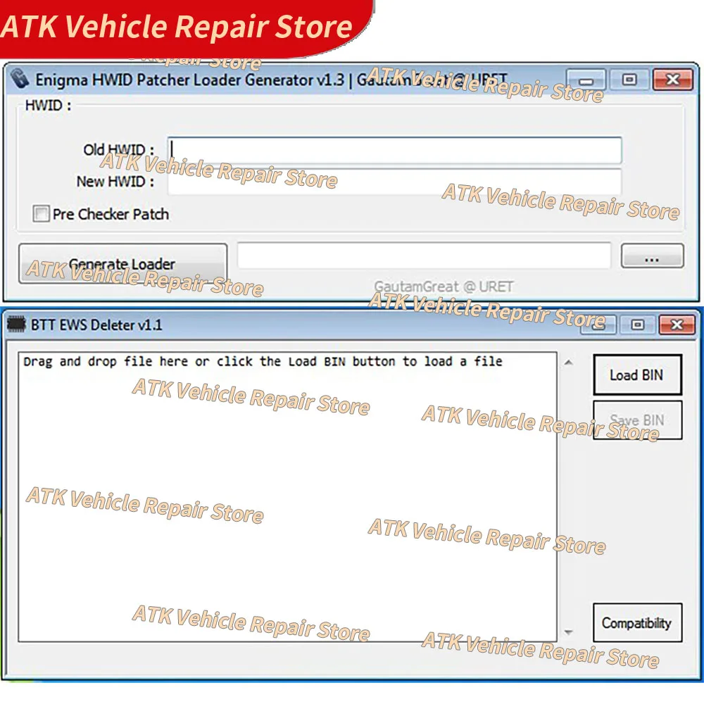 BTT EWS DELETER V1.1 لـ Bmw IMMO OFF Software Free Keygen Enigma HWID Patcher Loader Generator 1.3 أداة إصلاح السيارات برنامج تلقائي
