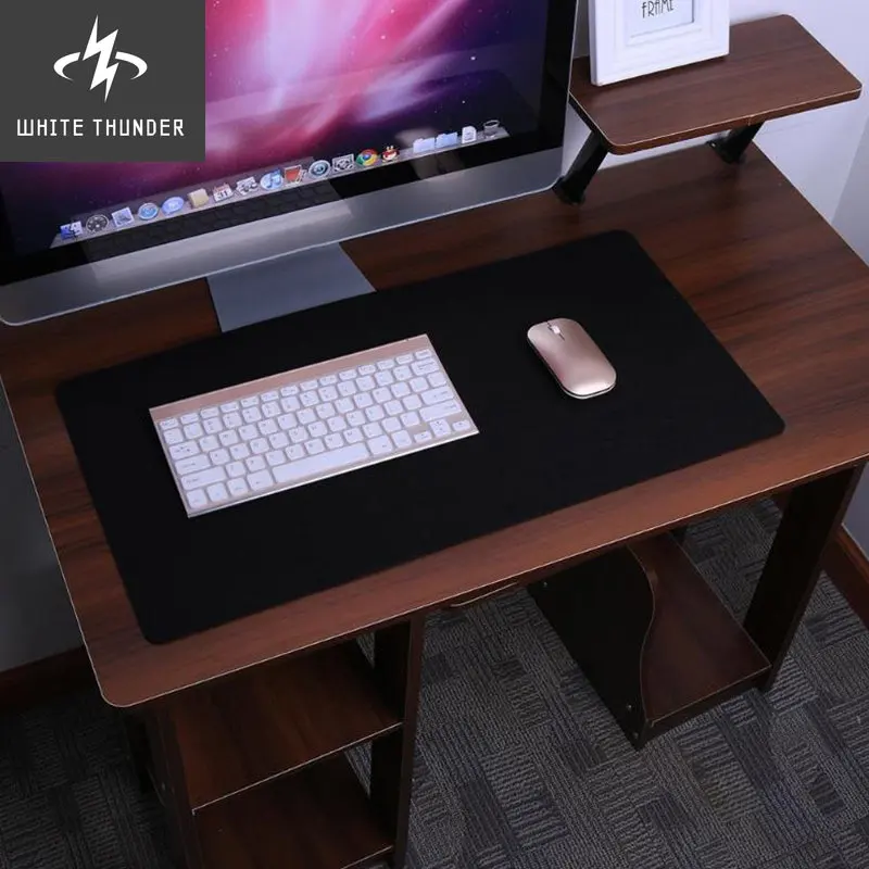 Desk Non-slip Wool Organizer Computer Desk Mat Felt Laptop Cushion Desk Mat Modern Table Keyboard Mouse Pad Office Accessories