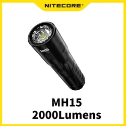 NITECORE MH15 Protable EDC Flashlight 2000Lumens Rechargeable With Power Bank Built-in Battery