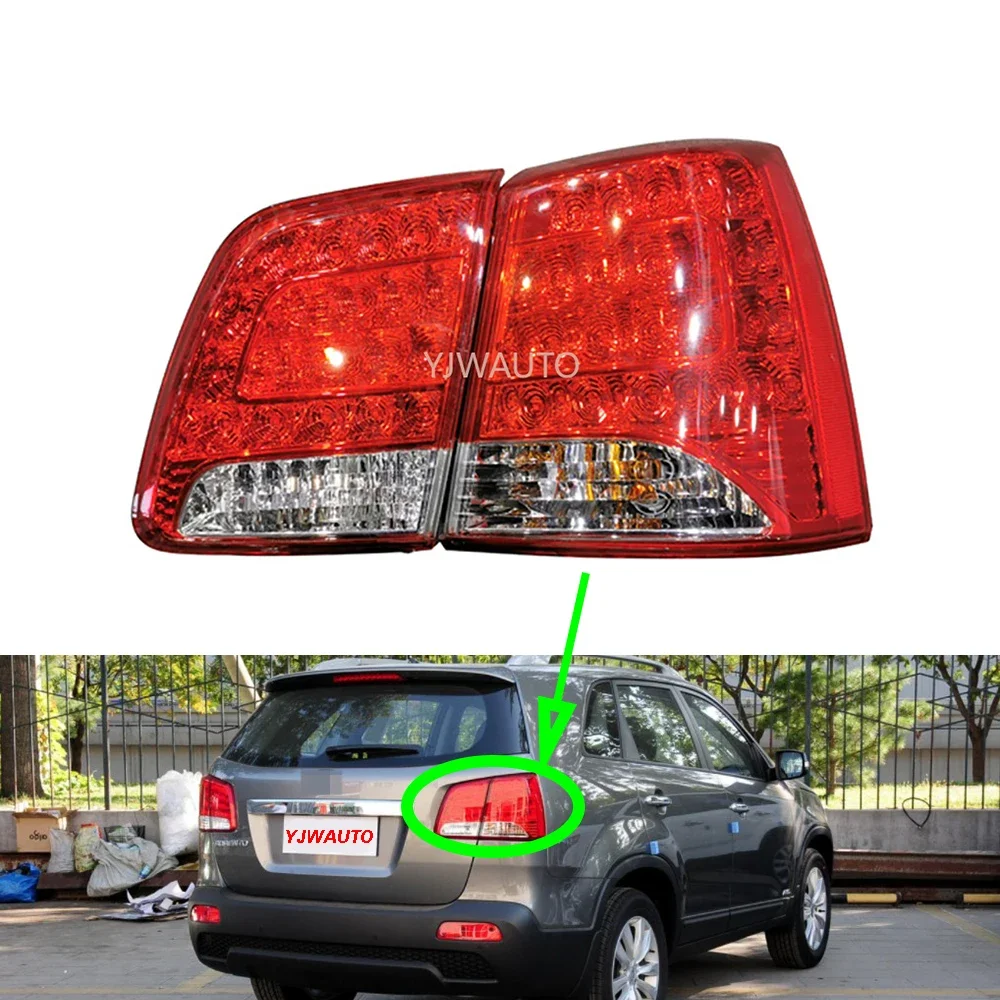 

For Kia Sorento 2009 2010 2011 2012 Tail Light Car Taillight Assembly Auto Rear Back Lamp Brake Light Turn Signal Reversing Lamp