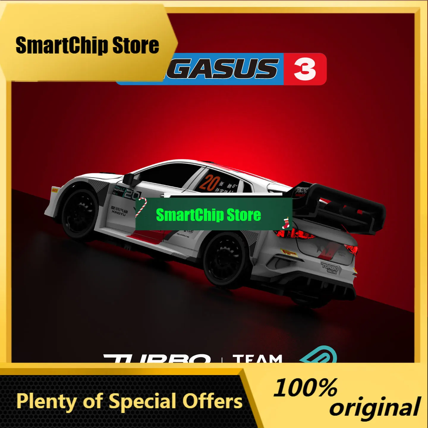 SmCpTurbo Racing C78 1:76 Rc Car Mini Pegasus 3 Official Joint Limited Edition Rc Drift Car Collection Tabletop Racing Toy Gifts