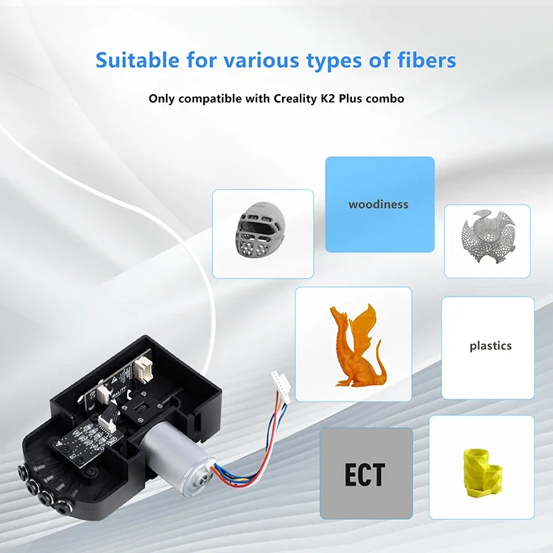 1Set/2Set Gear For K2 Plus/Hi Nano Coating Hardened Steel CFS Five-Way Driven Wheel Wear Resistant 3D Printer Parts