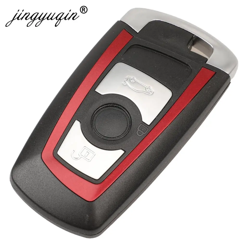 Jinyuqin-carcasa para llave de coche inteligente, funda remota sin llave para BMW CAS4 F FEM 3 5 7 Series E90 E92 E93 X5 F10 F20 F30 F40 Panic FOB