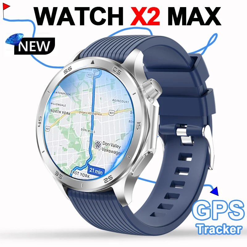 

2025 НОВИНКА Для OPPO Watch X2 Спортивные Смарт-часы Мужчины HD Экран GPS трекер Компас Bluetooth вызов Сердечный ритм Водонепроницаемые Смарт-часы