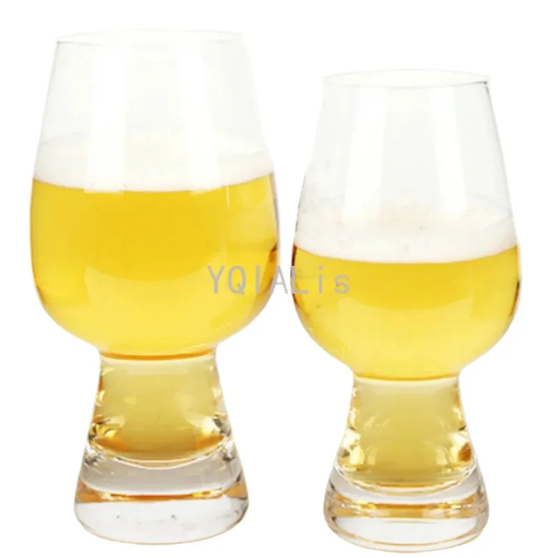 Art Design 380-450Ml Craft Wheat Beer Steins Mug Personality Family Bar Goblet Lead-Free Crystal Glass Tasting Cup Drinkware