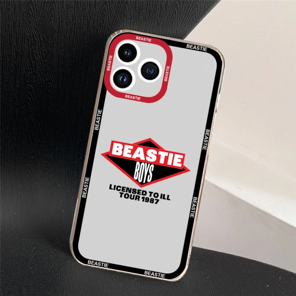 Beastie Boys Pop Hip Hop Band Phone Case For iPhone 11 12 Mini 13 14 15 Pro Max Transparent Shell image 6