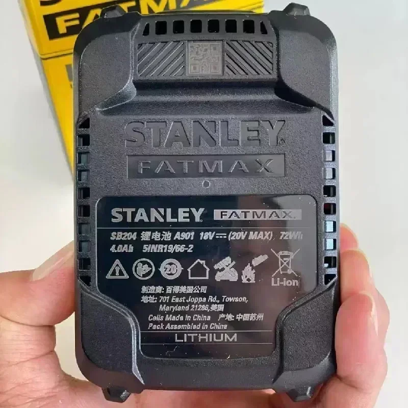 100%Original 6000mAh For STANLEY V20 SB202 SB204 SB206 SCG400 SC200 SBH900 SBG700 SBD710 SBW910 SBW920 20V Power tool battery