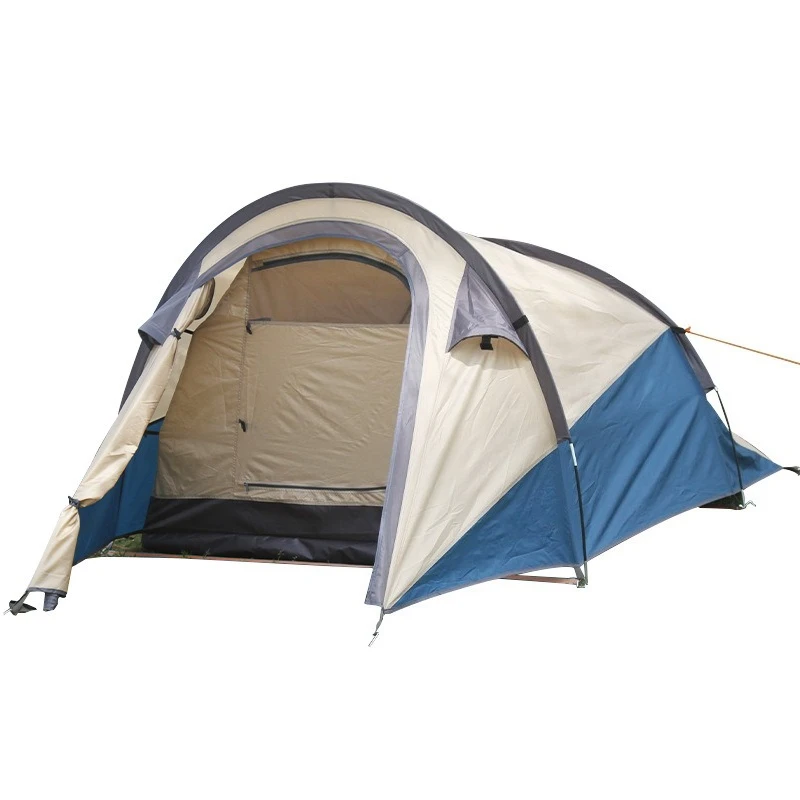 

Outdoor 2 people outdoor rainproof and windproof hand tunnel camping tent