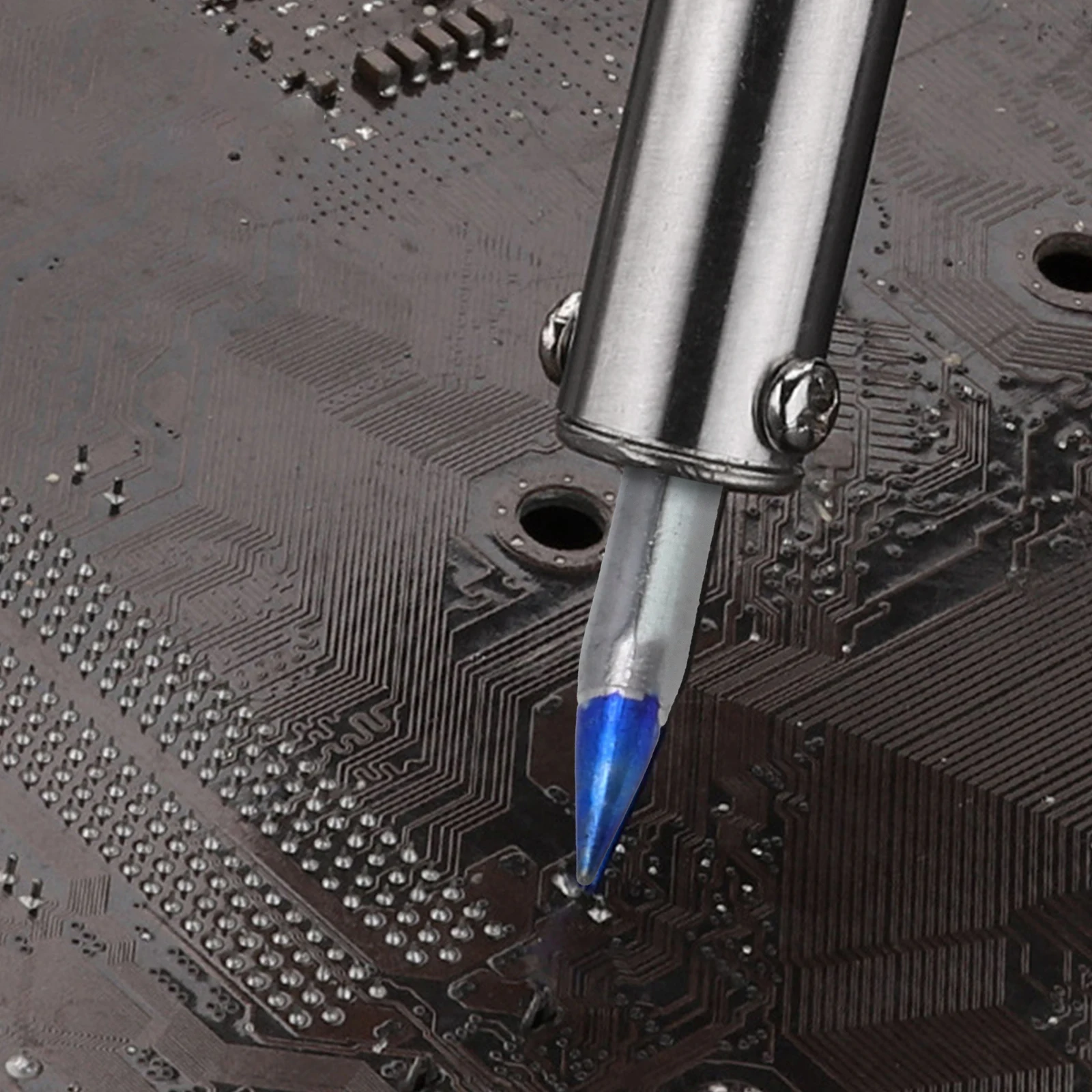 Blue Pointed External Heat Soldering Iron Soldering Accessories Uniform Soldering Results Precise Soldering Connections