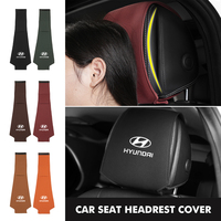 Car Seat Headrest Cover Cushion Neck Pillow Protector Pad For Hyundai I30 I20 IX35 I40 Tucson Getz Veloster Kona Elantra