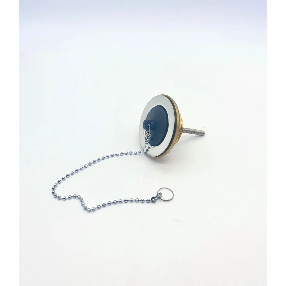 Sink Drain Stopper Brass G1-1/4 Inch Flip Top Bounce Type for Bathtub and Basin Large Diameter Water Flow Design