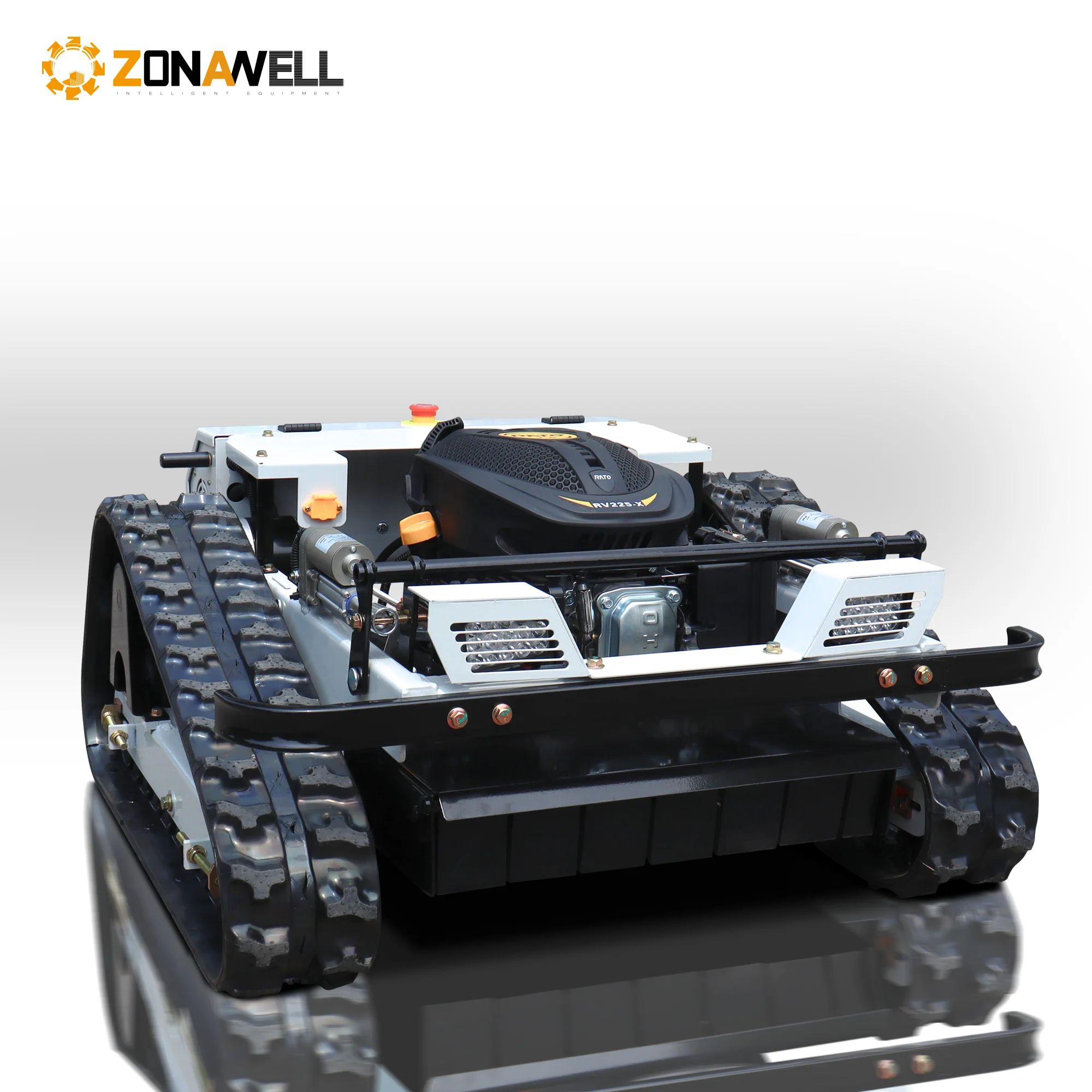 아니요. 1 온라인 판매량: 스마트 원격 제어 전기 시동 잔디 깎는 로봇, 높이 조절 가능한 칼날, LED 조명 포함