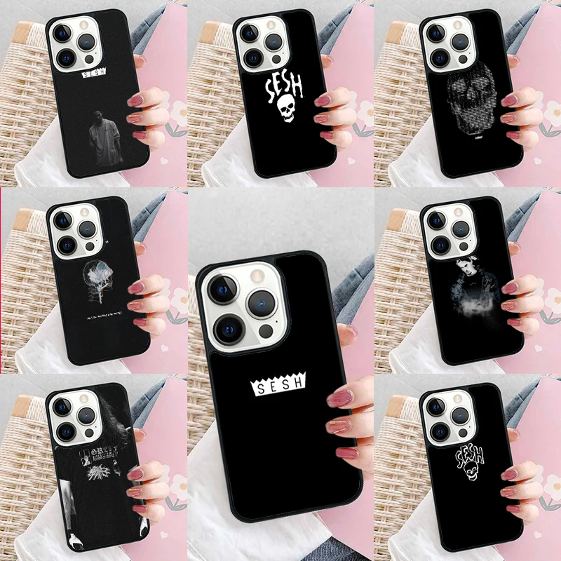 Bones Rapper Sesh Soft Phone Case Cover for iPhone 16 Promax 15 Pro 13 14 Plus 11 12 Mini XR XS MAX Coque