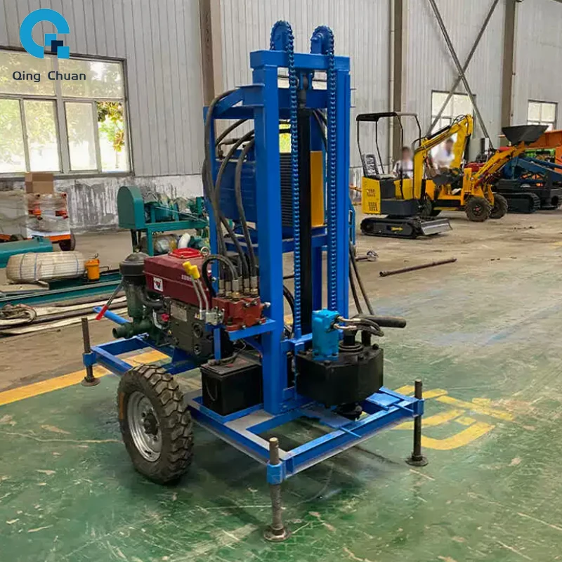 100m Hydraulic Borehole Drilling Machine Geotechnical Investigation Drill Rig Small Portable Water Well Drilling Rig