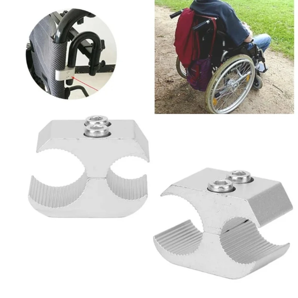 

Wheelchair Pipe Clamp Flexible Stepper Accessory Aluminum Alloy Rehabilitation Equipment Accessory 19mm X 25mm/19mm X 22mm