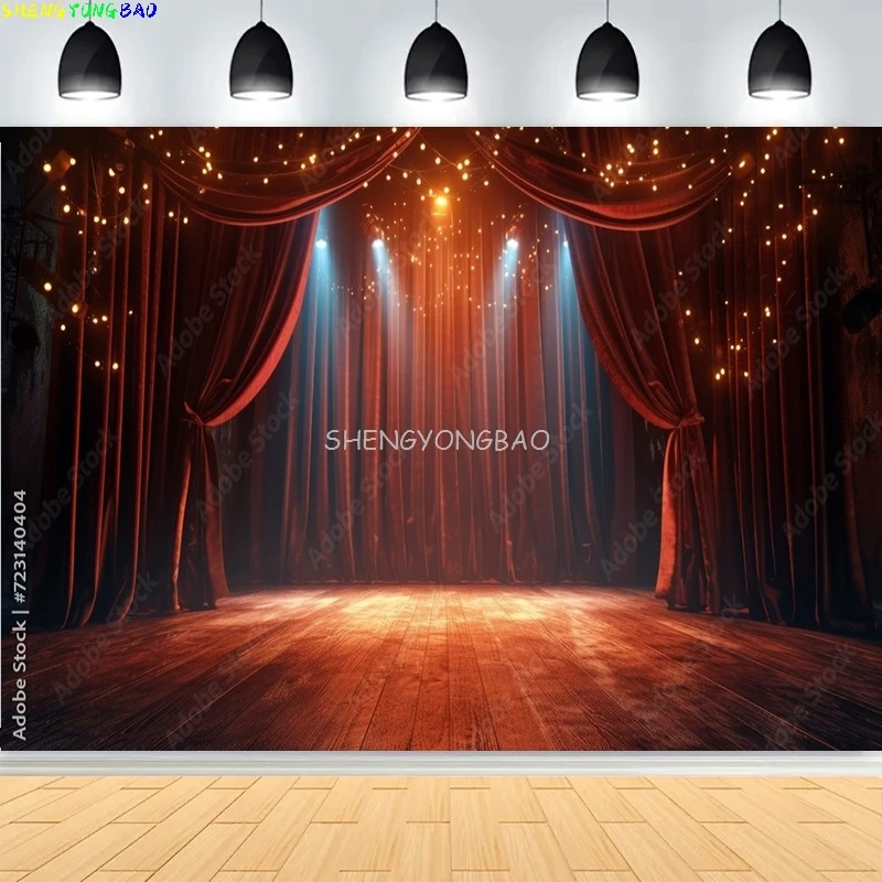 

Роскошный красный ковер, награда, сценический фон, занавеска для свадьбы, дня рождения, свадьбы, фокусирующий прожектор, фоны для фотосъемки SG-04