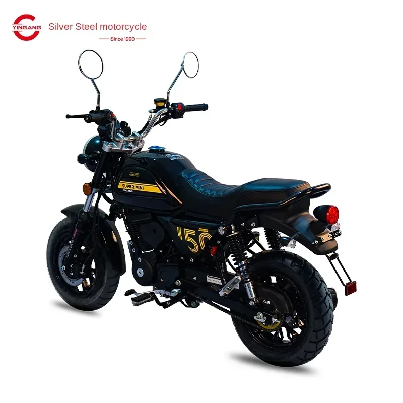 

ssL178 23 XK Silver Steel Super Mini Second Generation Motorcycle Mini Locomotive Country Four Fuel Motorcycle