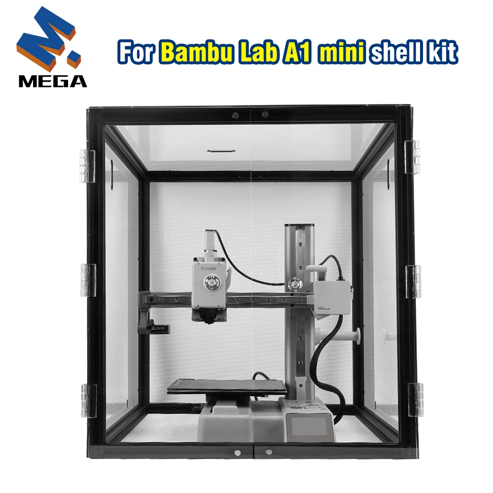 

Для Bambu Lab A1 Mini Enclosure Сборный комплект Акриловая защитная крышка панели ПК Visibale для Kingroon KP3S KP3S Pro V2
