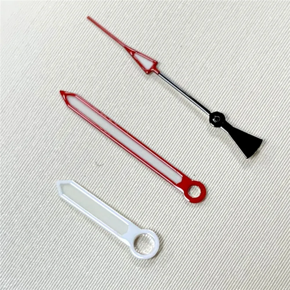 NH35 핸즈, 녹색 야광 시계 바늘 8mm 12.5mm 12.5mm 시계 포인터 NH35/NH36/4R36 무브먼트용 바늘 키트 액세서리