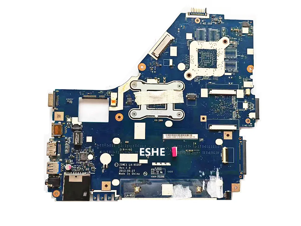 For Acer Aspire E1-530 E1-570 E1-570G Laptop Motherboard LA-9535P Motherboard With 1007U 2117U I3 I5 I7 3th Gen CPU DDR3 UMA