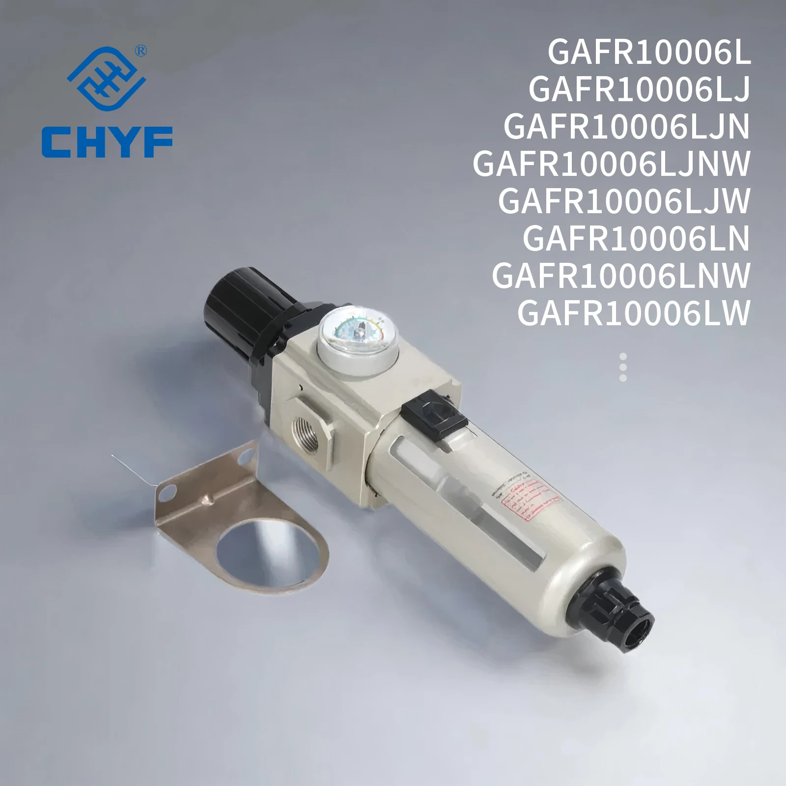 Airtac original Air Pressure Regulating Filter GAFR200/300/400/500/600-06/08/10/15/20/25