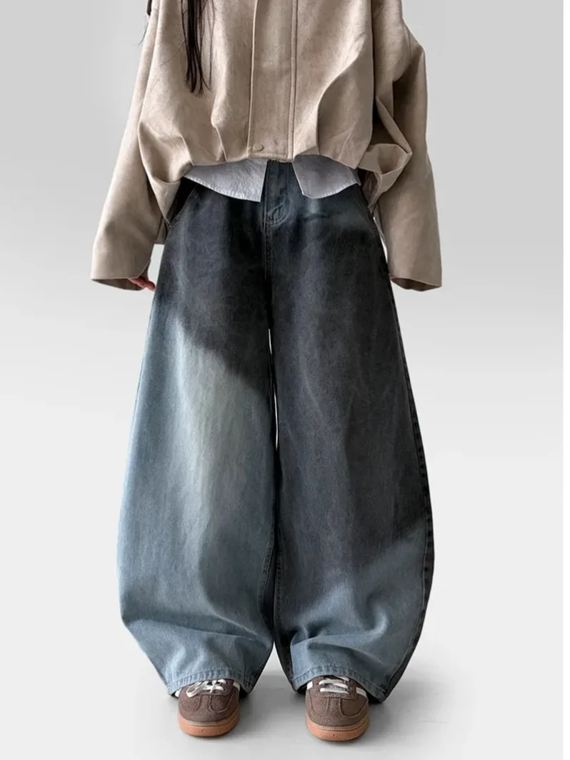 الرجعية adient تشويه تصميم عازمة سكين السراويل النسائية الشتاء عالية الخصر Waed الجينز السراويل الطويلة الكورية Sle الشارع الشهير #2