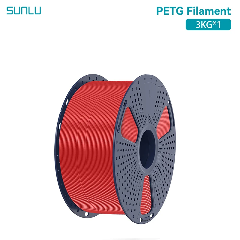 SUNLU 3KG/Roll PETG PLA+ PLA 1,75 mm 3D-printfilament - Sterk, duurzaam, soepele stroom - Compatibel met de meeste printers