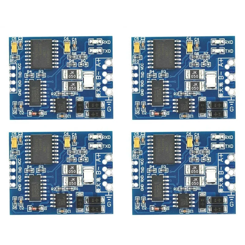 

ABT-4X 3,3 В 5 В TTL UART в RS485 Модуль преобразователя изолированного интерфейса Однокристальный последовательный порт UART Industrial