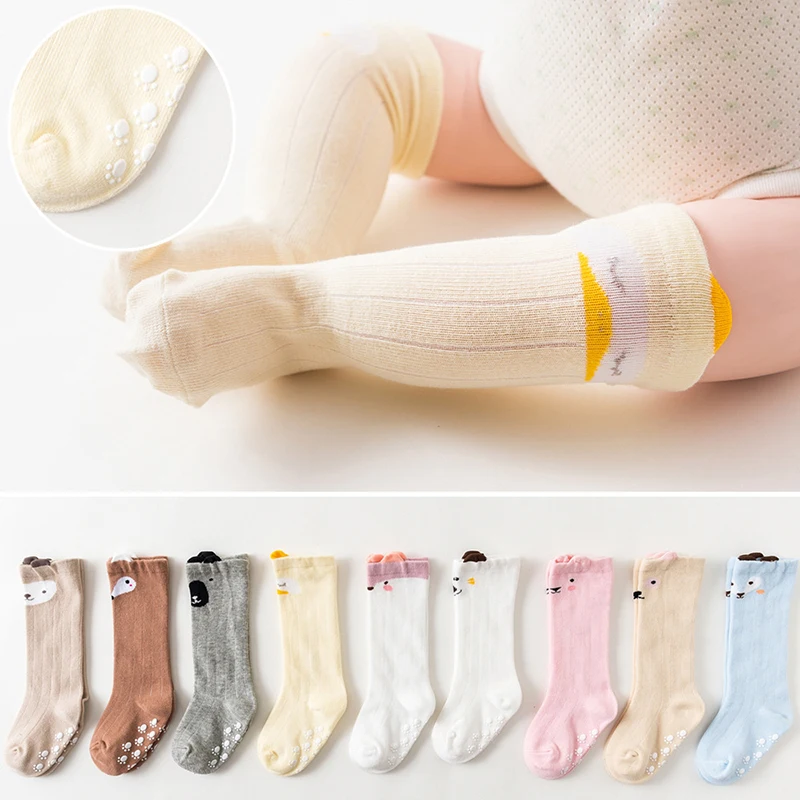 

Children Baby Girls Socks Cartoon Leg Warmer Knee High Socks Cotton Cute Anti Slip Socks for Toddler Newborn Boys Autumn Socks