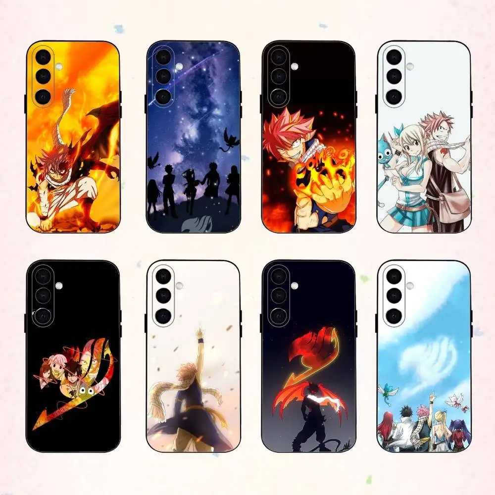 

F-Fairy Tail Guild phone Case For Samsung Galaxy A73,A72,A71,A70,A53,A52,A51,Others Soft Black Shell
