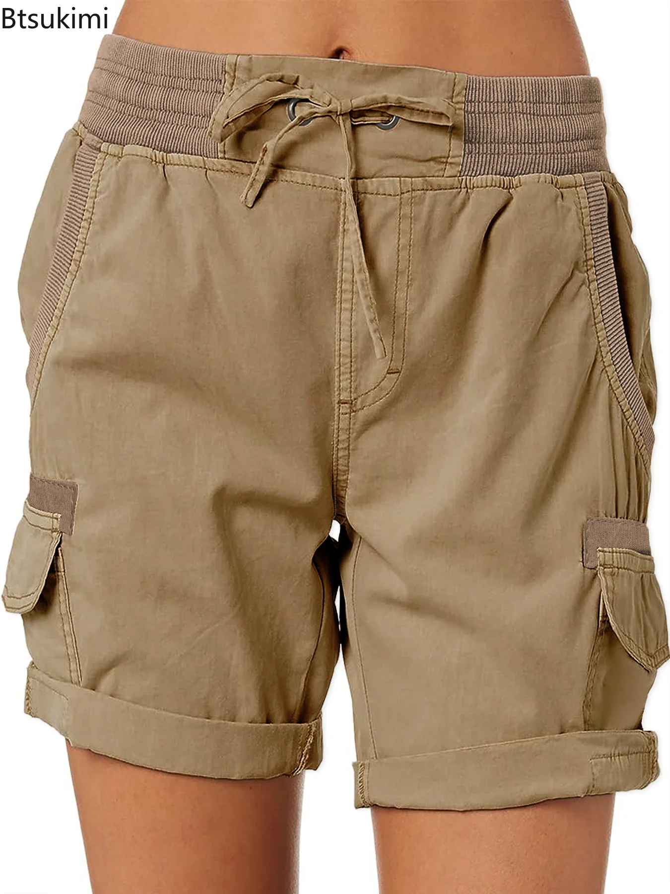 2026 Women's Cargo Shorts Pant - đánh giá và giá Short Linen Drawstring