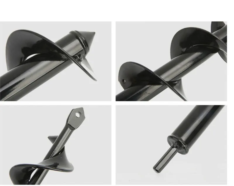 Auger Drill Bit Set for Planting - Garden Spiral Hole Drill Planter, Bulb & Bedding Plant Augers,