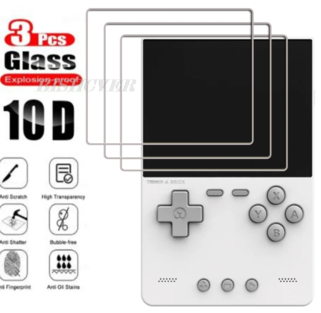 

9H HD Tempered Glass For Trimui Brick TG3040 Game Console ON TrimuiBrick 3.2" Screen Protector Cover Film