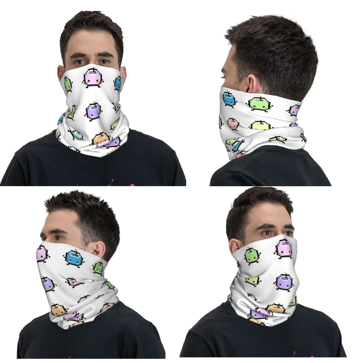 Stardew Valley Pastel Junimos Bandana Neck Gaiter Printed Mask Scarf Multifunction Balaclava Cycling Unisex Adult Breathable